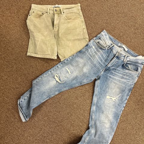 Zara shorts og jeans herre str 31 og 32
