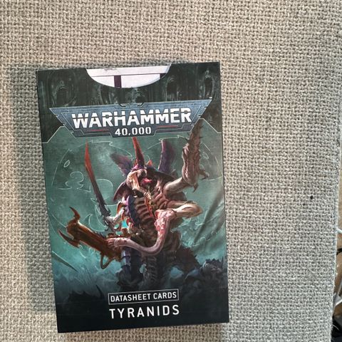 Warhammer 40k - Tyranids Datasheet Cards (reservert)