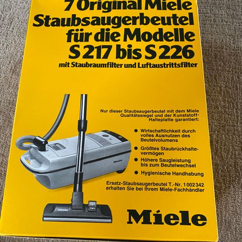 Miele støvsugerposer 7pk