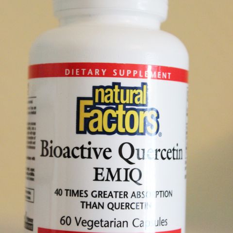 Bioactive Quercetin EMIQ, 60 kapsler- Natural Factors- uåpnet