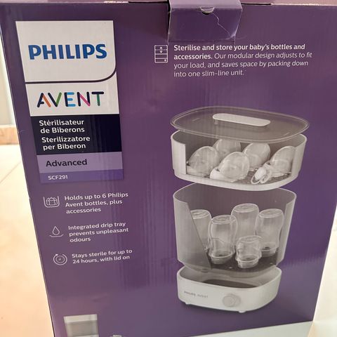 Ny Philips Avent sterilisator selges rimelig