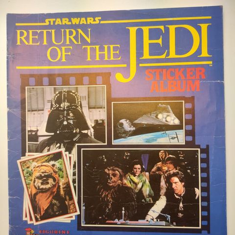 Panini Return of the Jedi samlealbum 1982 vintage