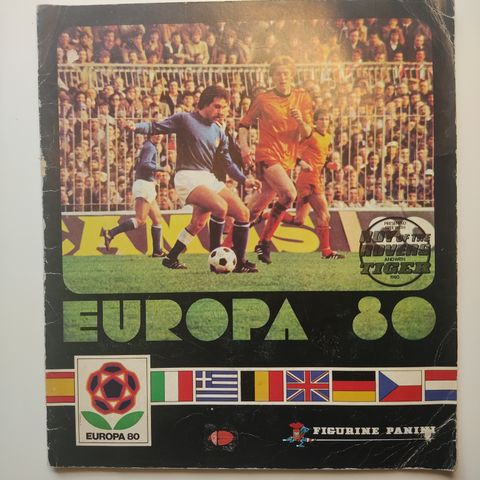 Panini Europa 1980 samlekort vintage KOMPLETT