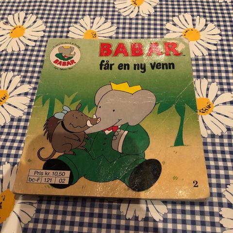 Babar får en ny venn liten bok / hefte (hentes/sendes)