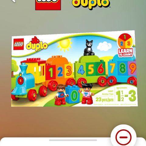 Lego duplo talltog 10847 23 deler god stand