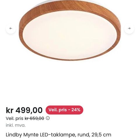 Lindby led lampe