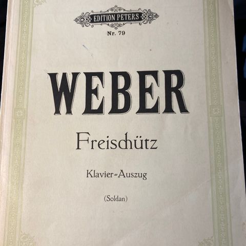 Webers «Freischutz»