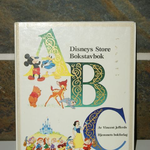 Disneys ELEGANTE BOK ABC Vincent Jefferds Vintage H/C Book 1996