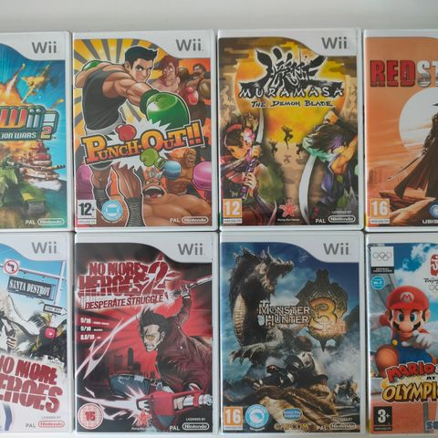 Utvalgte spill til Nintendo Wii