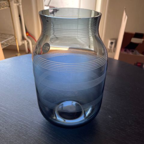 Omaggio vase blå glass