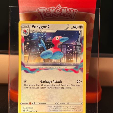 Porygon2 141/196 Pokémonkort - Pokémon Lost Origin (2022)