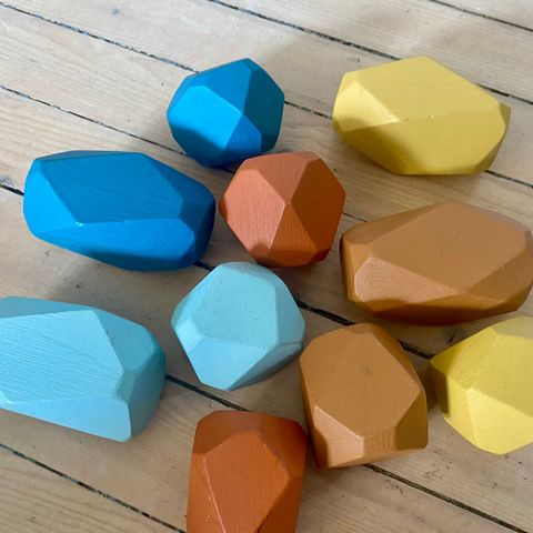 Montessori gem blocks