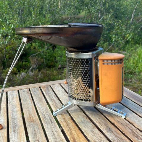 Biolite kvistbrenner med grill og kjele