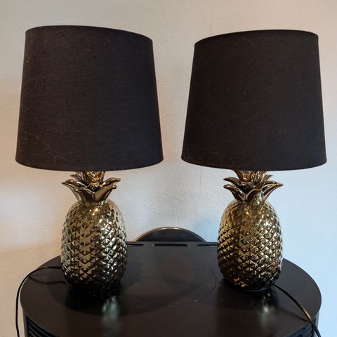 2 ananas lamper