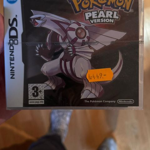 Uåpnet (sealed) Pokemon Pearl til Nintendo ds!