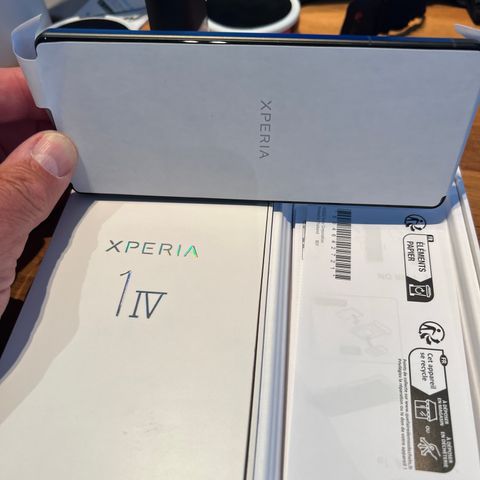 Sony Xperia 1 IV - Ny - sort 256 GB