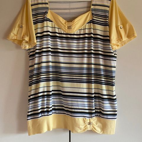 Ny stripet bluse, str. XL