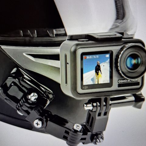 Actionkamera Støtte med roterende arm for Gopro Hero eller Dji Osmo Action