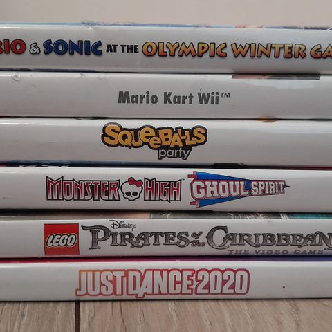 Nintendo Wii | Spill lot | Mario Kart | Sonic | Just Dance