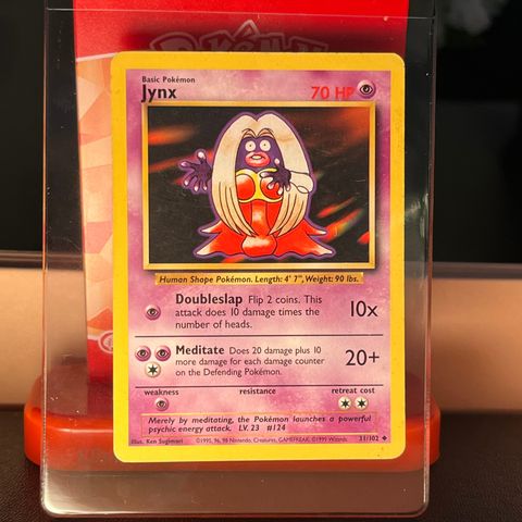 Jynx 031/102 Pokémonkort (1999)