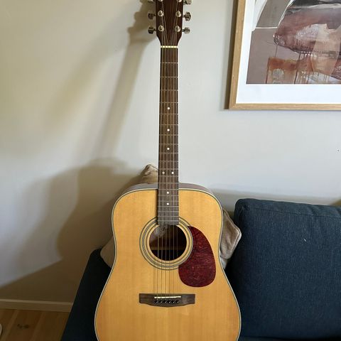 Cort gitar med roadbag og tuner