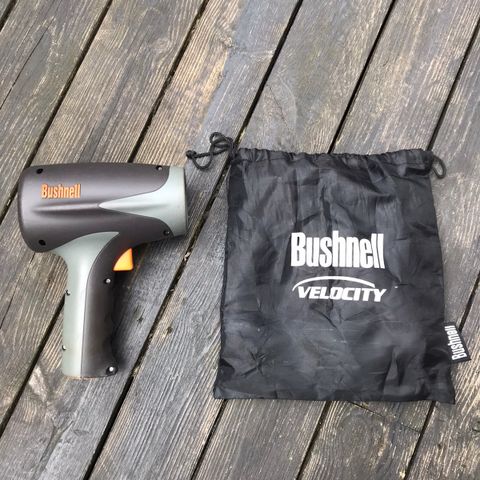 Bushnell velocity rader gun. Lite brukt.