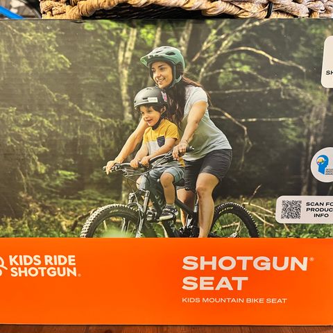 Shotgun seat og sykkel utstyr