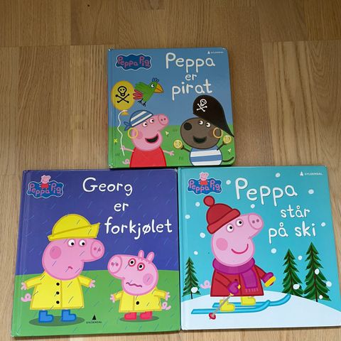 3 Peppa Gris bøker