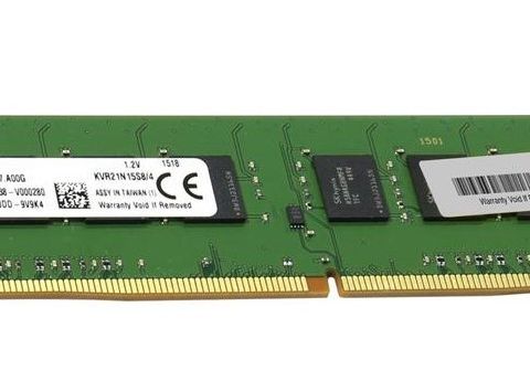 Kingston 4GB PC4-17000 DDR4-2133MHz non-ECC Unbuffered CL15 288-Pin DIMM
