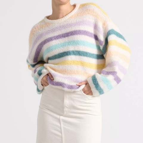 Stripete genser