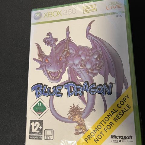 XBOX 360 Blue Dragon PROMOTIONAL COPY NEW SEALED Not for Resale