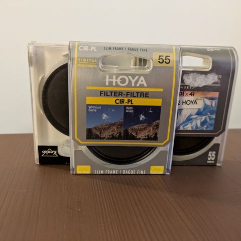 Hoya/Kenko filtersett 55mm