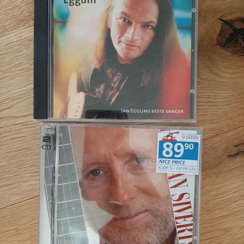 CDer Halvtan Sivertsen og Jan Eggum