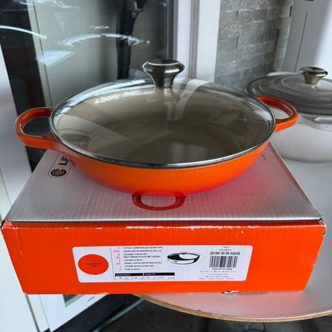 Le Creuset Buffetgryte m/ glasslokk Classic støpejern 30 cm 3.5L