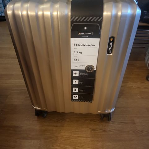 Flott, ny liten koffert (håndbagasje)