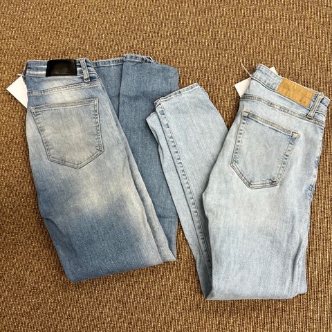 2 stk omtrent nye jeans fra Dressmann str 29/30