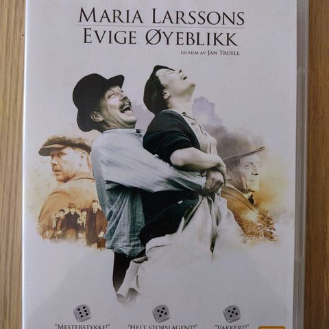 Dvd. Maria Larsons eviga øgonblikk. Drama. Svensk film. Norsk tekst.