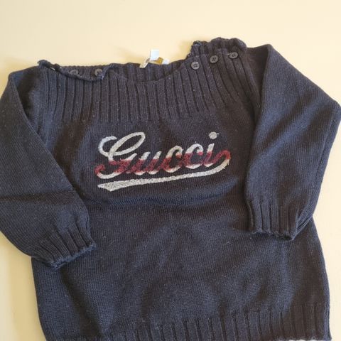 Ullgenser fra Gucci, marineblå, 18mnd