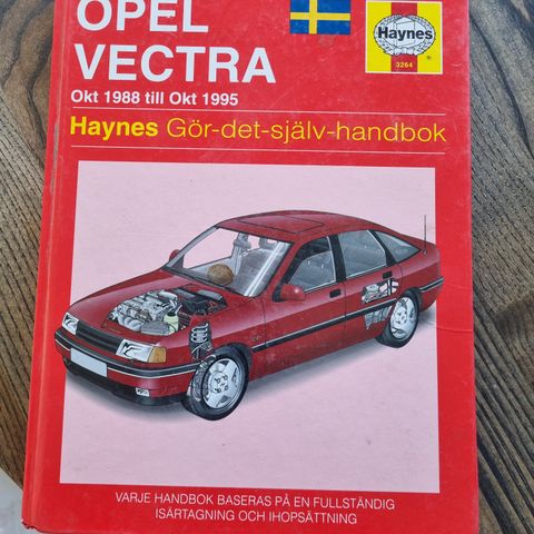 Haynes reparasjon bok Vectra a.