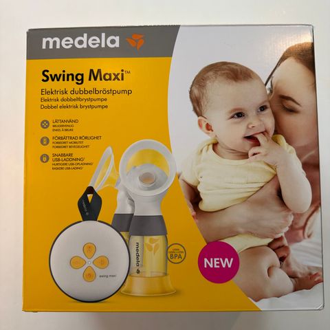 Medela Swing Maxi komplett pakke selges rimelig