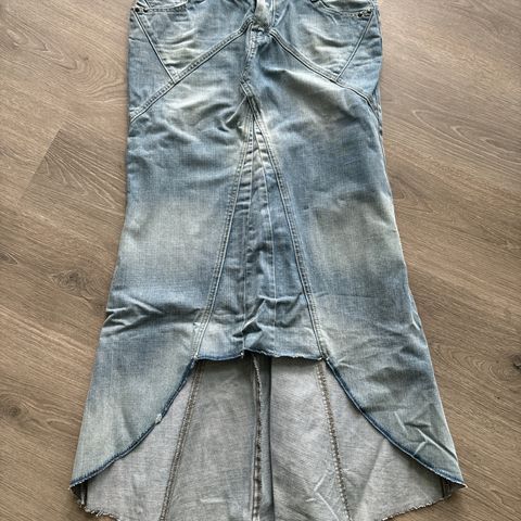 Denim skjørt