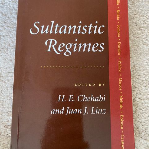 Sultanistic regimes