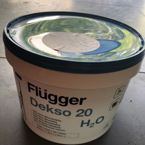 Flugger Desco 20 3 liter Hvit våtromsmaling