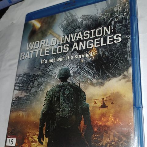 World invasjon battlelos Angeles, på Blu-ray