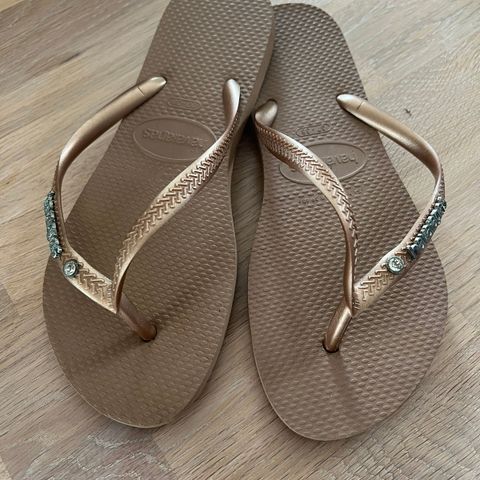 Havaianas flip flop slim med Crystal Str 37/38