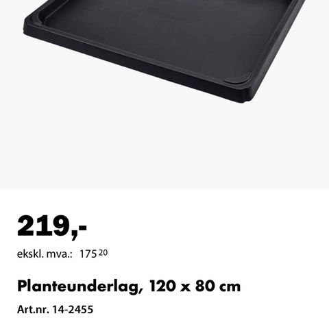 Planteunderlag