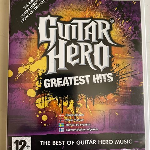 Nintendo Wii Guitar Hero Greatest Hits