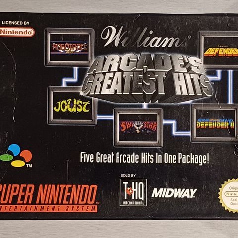 SNES - Williams Arcade's Greatest Hits