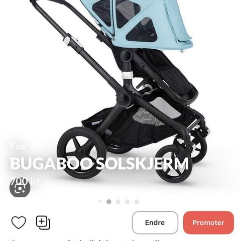 Bugaboo solkalesje til vogn