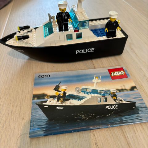 Lego 4010 Police Rescue Boat Classic Town